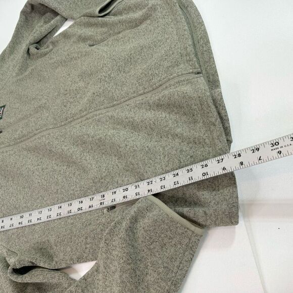 L.L. Bean Jacket men’s  XL Green Long-Sleeve Full-Zip Fleece High Neck Gorp Core - Picture 7 of 10
